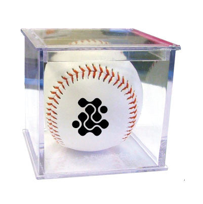 Official Size Baseball With Clear Lucite Case - E932