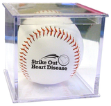 Official Size Baseball With Clear Lucite Case - E932