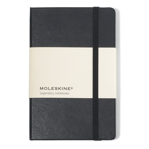 Moleskine Hard Cover Squared Pocket Notebook